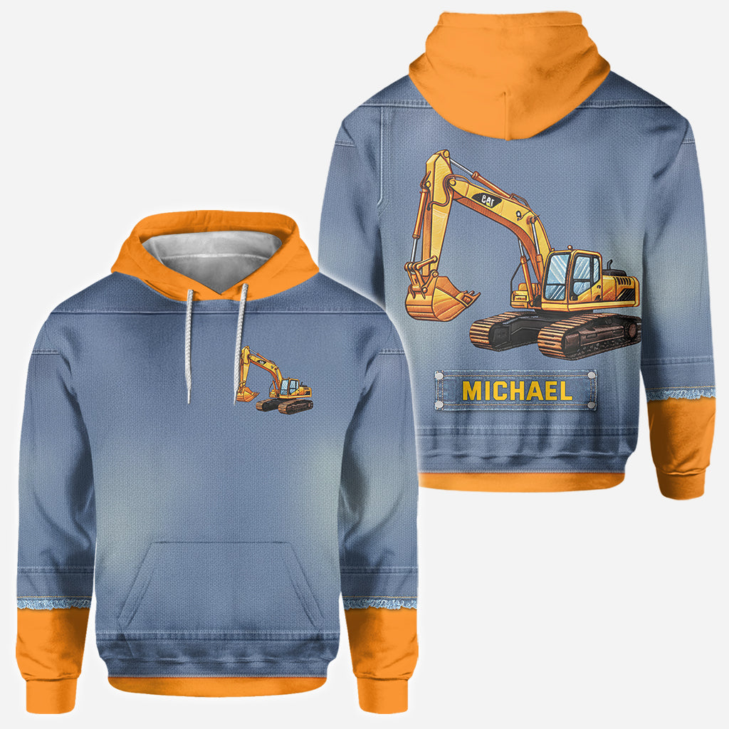 Machines de construction - T-shirt enfant personnalisé
