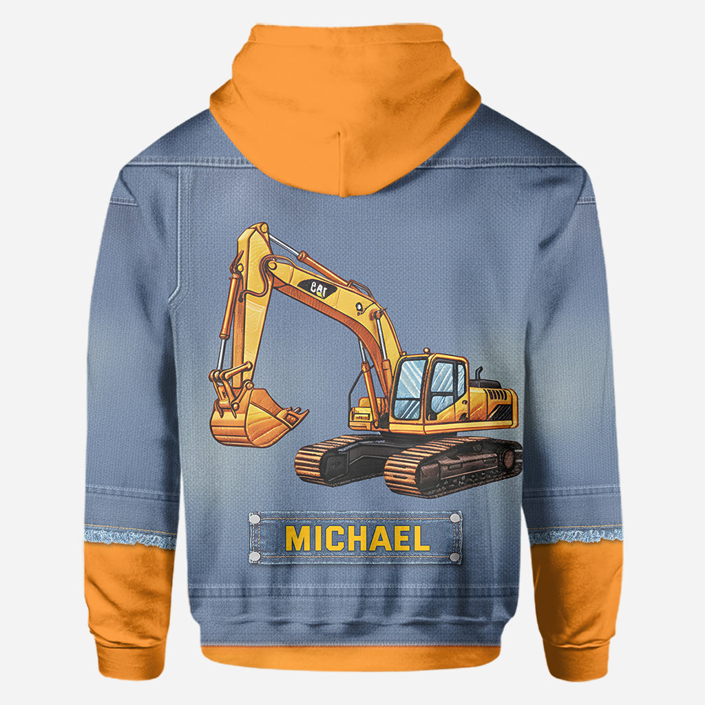 Machines de construction - T-shirt enfant personnalisé