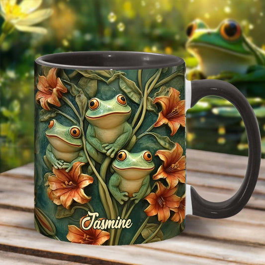 Amoureux des grenouilles - Mug personnalisé à motif grenouille