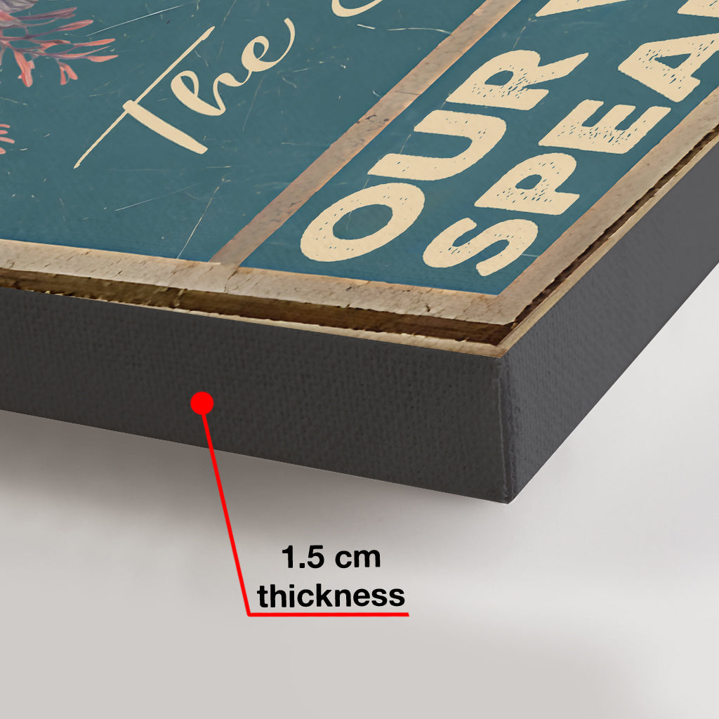 YHWH Speaks His Name - Personalized Christian Canvas And Poster