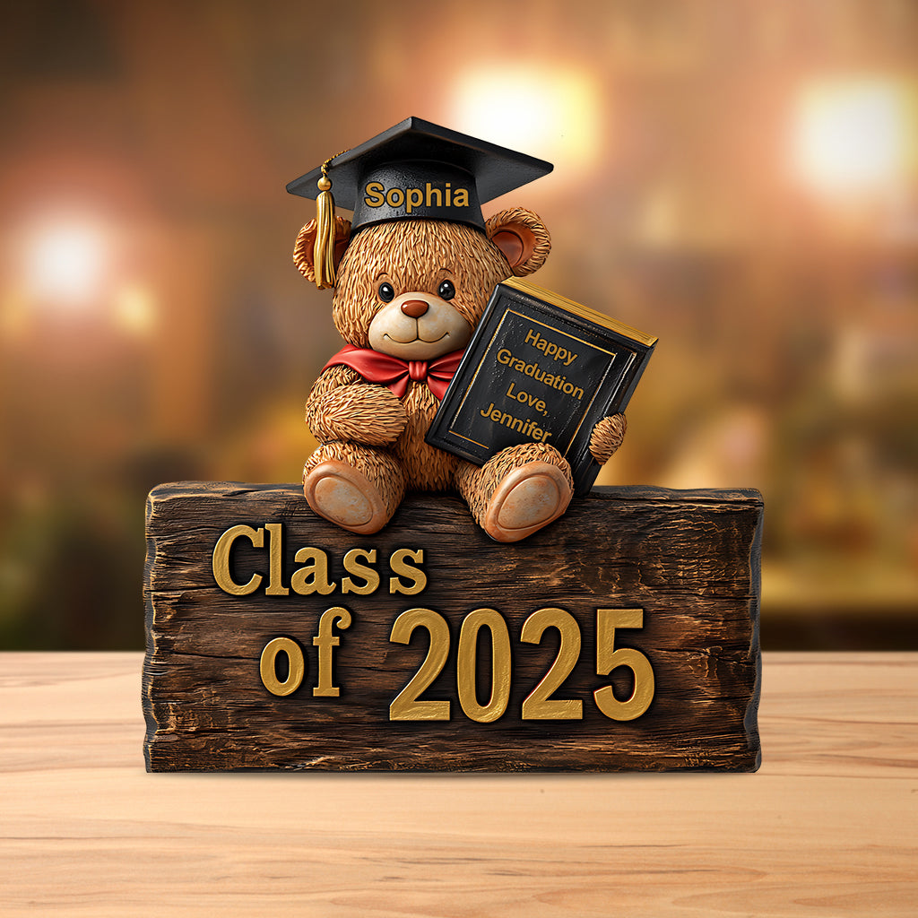 Happy Graduation - Personalized Graduation Custom Shaped Acrylic Plaque