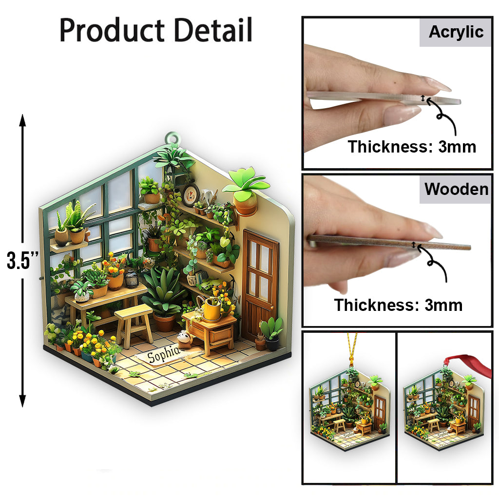 Cute Garden - Personalized Gardening Ornament