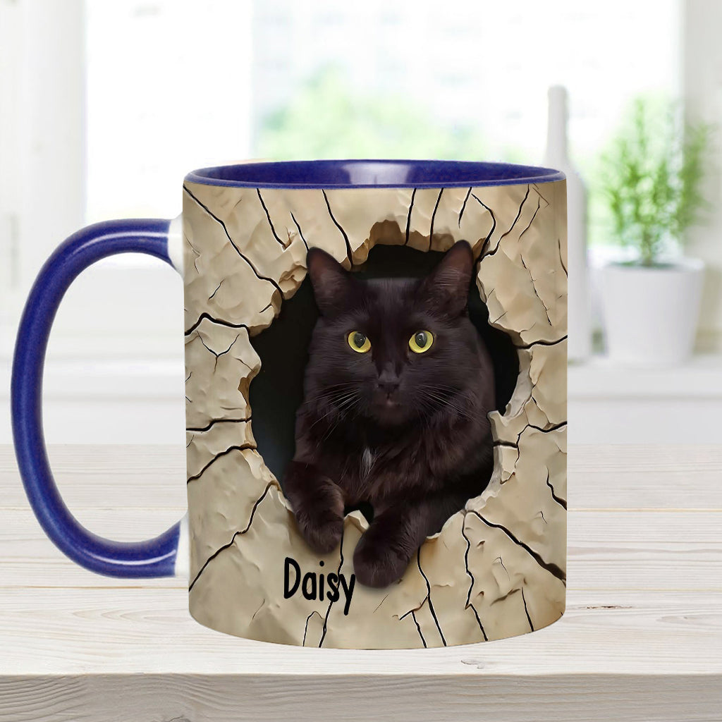 Mug personnalisé « J’adore les chats noirs »