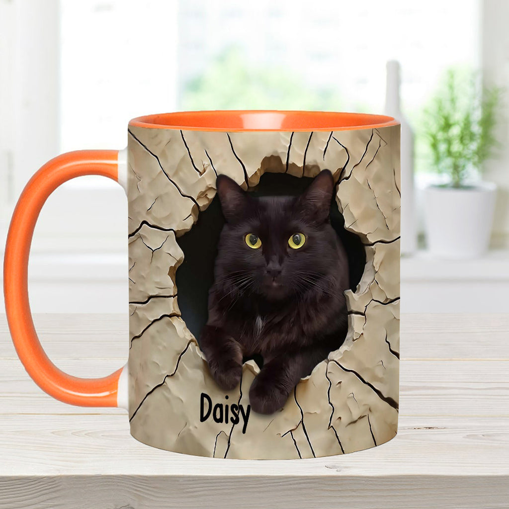 Mug personnalisé « J’adore les chats noirs »