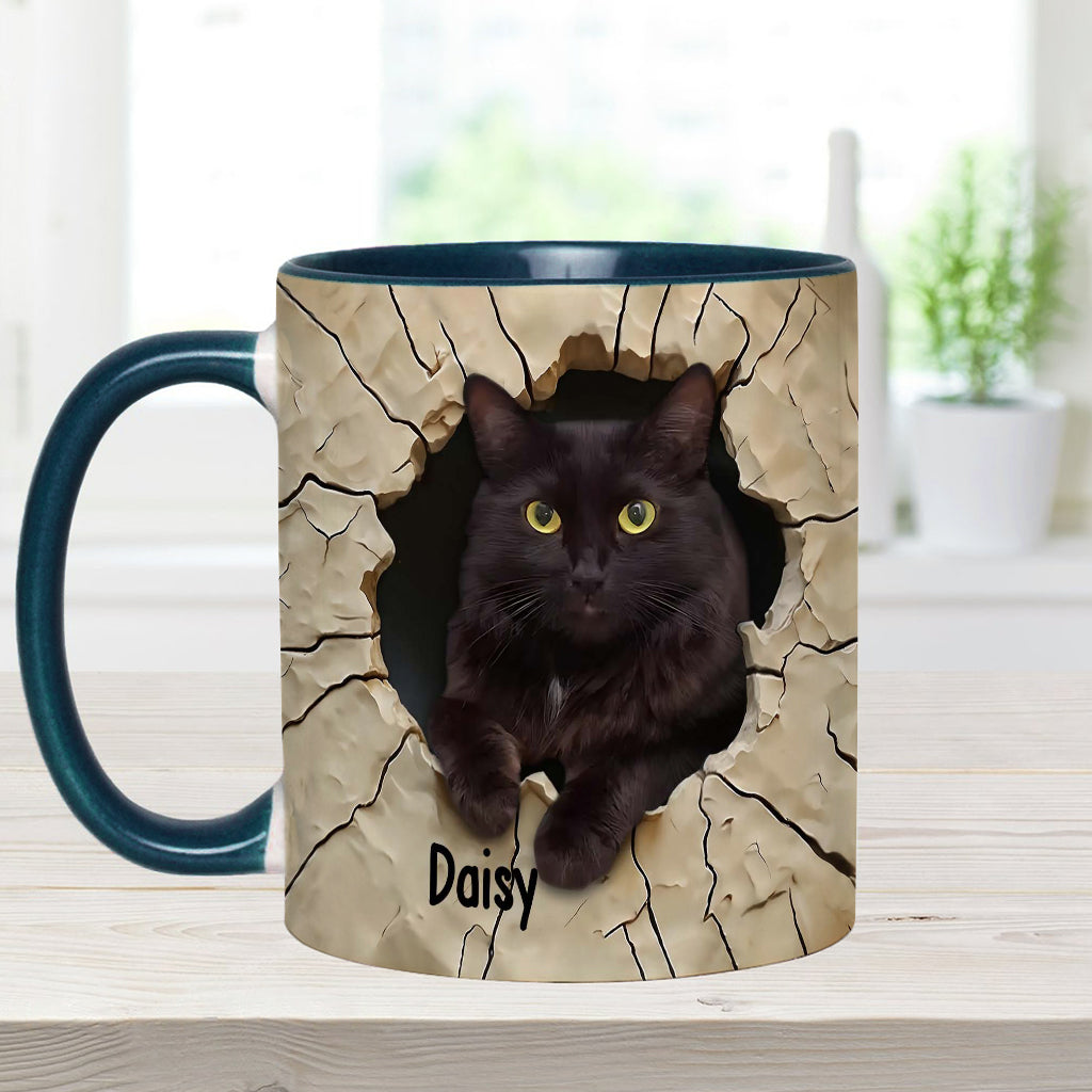 Mug personnalisé « J’adore les chats noirs »