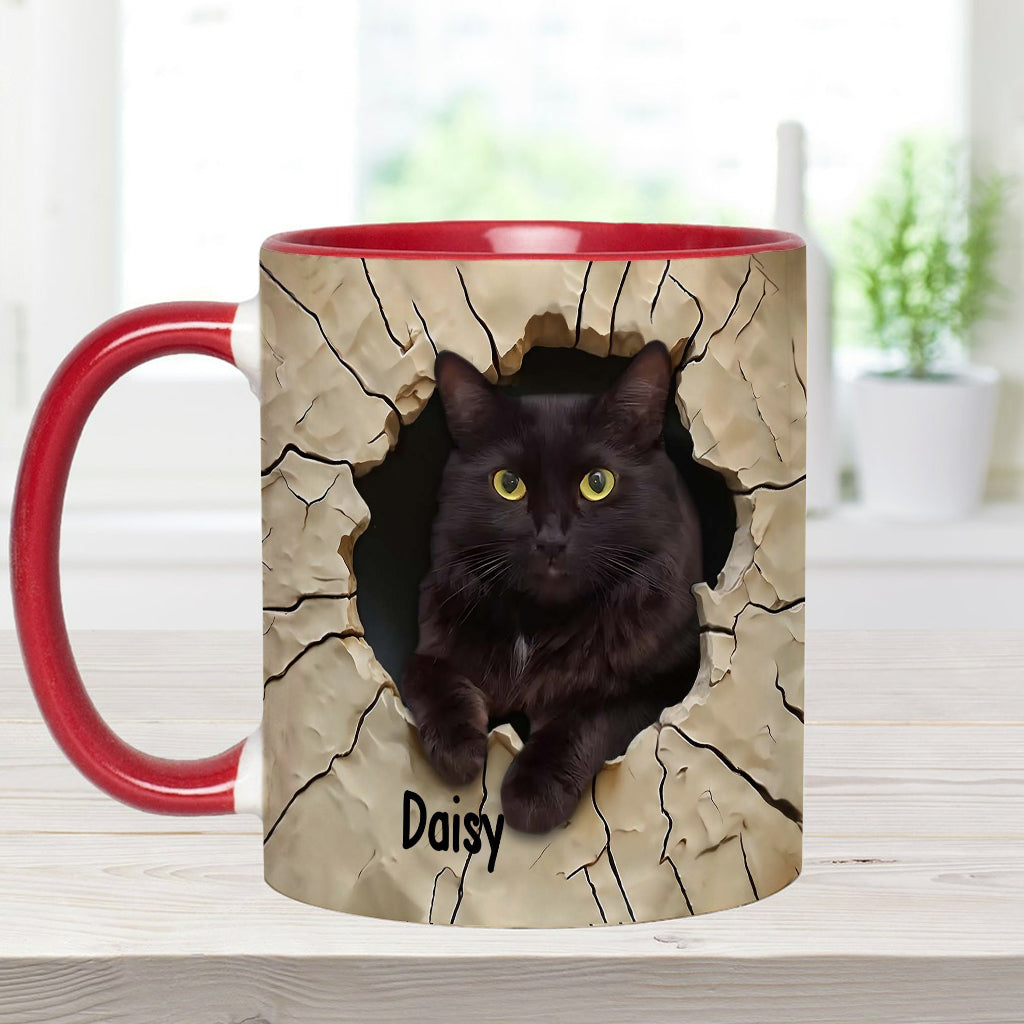 Mug personnalisé « J’adore les chats noirs »