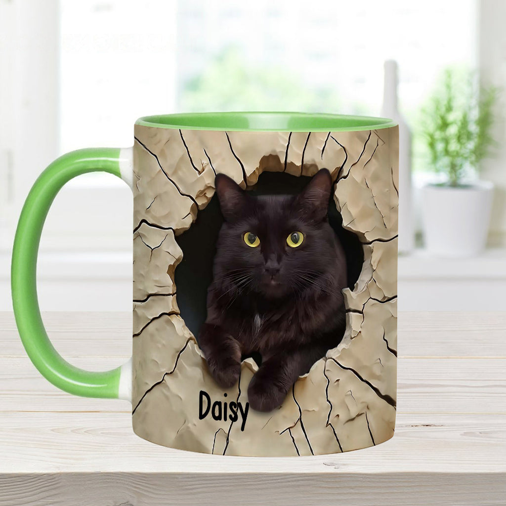 Mug personnalisé « J’adore les chats noirs »