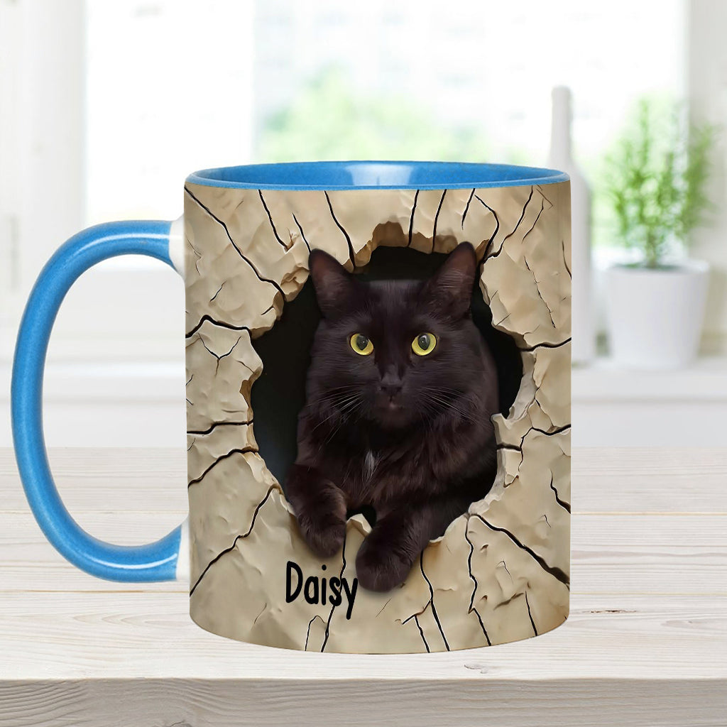 Mug personnalisé « J’adore les chats noirs »
