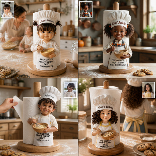 Petit Chef - Support à essuie-tout personnalisé pour enfants