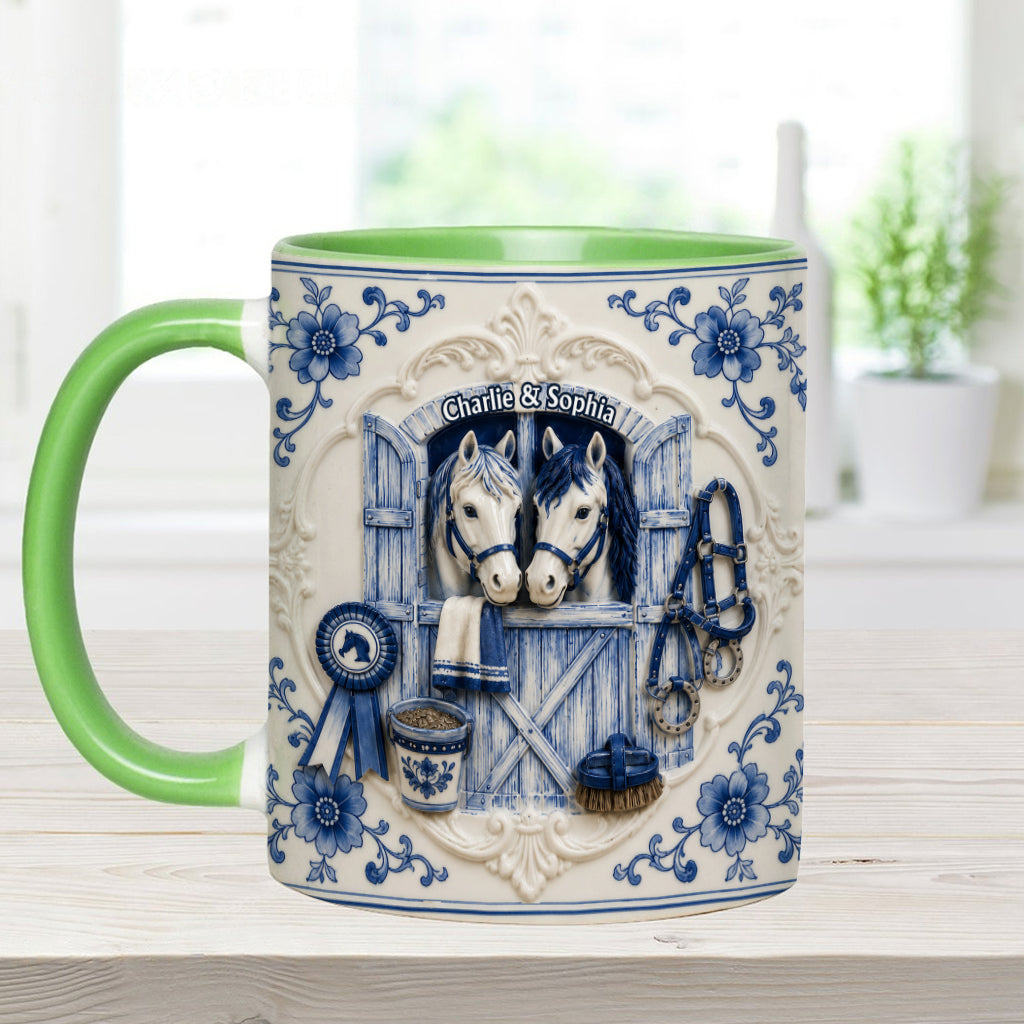 Love Horses - Personalized Horse Accent Mug
