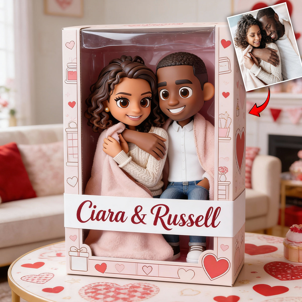 I Love You - Personalized Couple Custom Shaped Acrylic Plaque