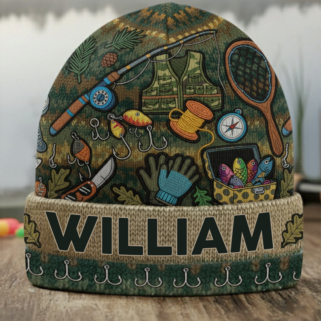 Passionné de pêche ? Bonnet de pêche personnalisé