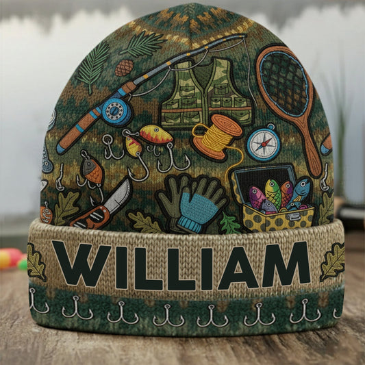 Passionné de pêche ? Bonnet de pêche personnalisé