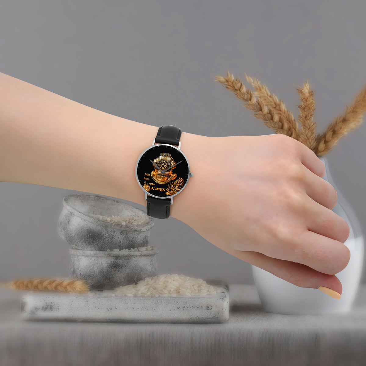 Passionné de plongée sous-marine ? Montre de plongée personnalisée