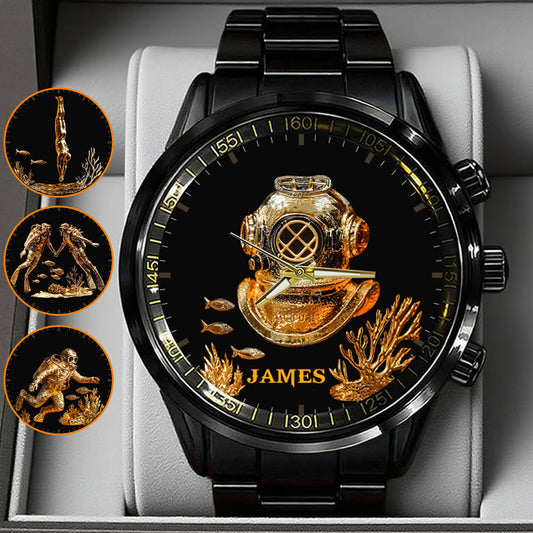 Passionné de plongée sous-marine ? Montre de plongée personnalisée