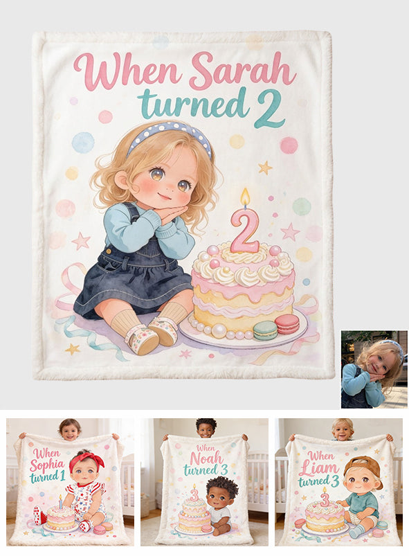Joyeux Anniversaire - Couverture Personnalisée pour Enfant