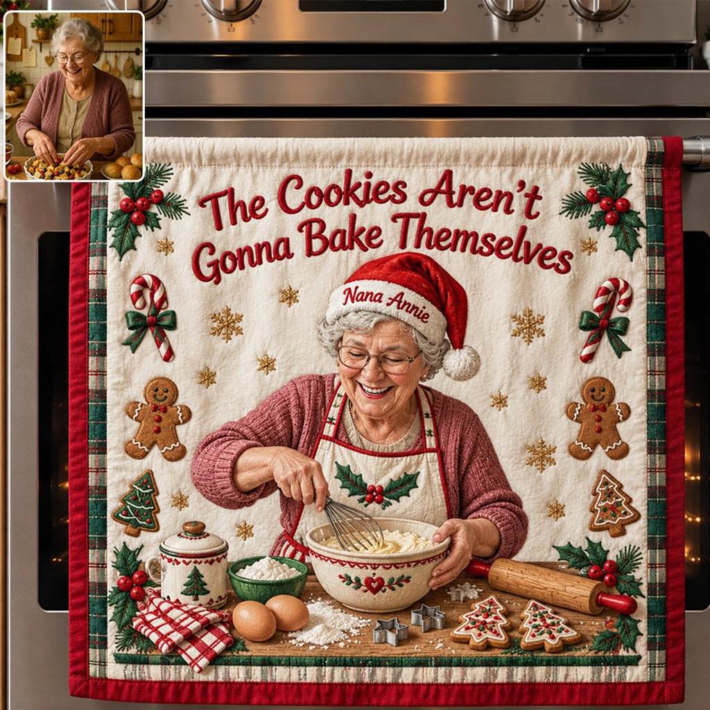 The Cookies Aren't Gonna Bake Themselves - Personalized Baking Window Valances