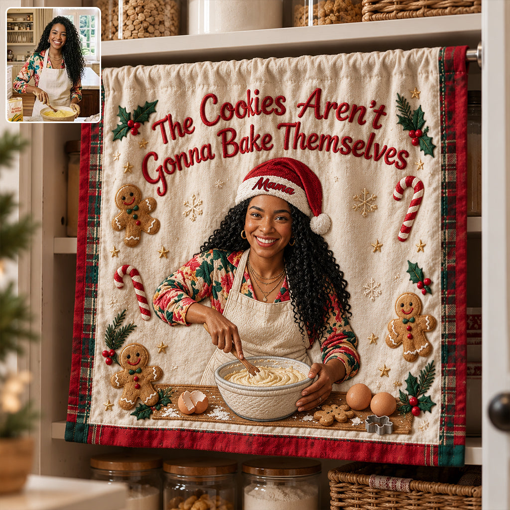 The Cookies Aren't Gonna Bake Themselves - Personalized Baking Window Valances