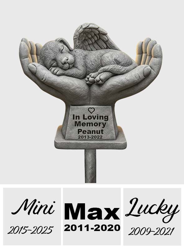 Plaque commémorative pour animaux de compagnie - Panneau de jardin personnalisé en acrylique pour chien