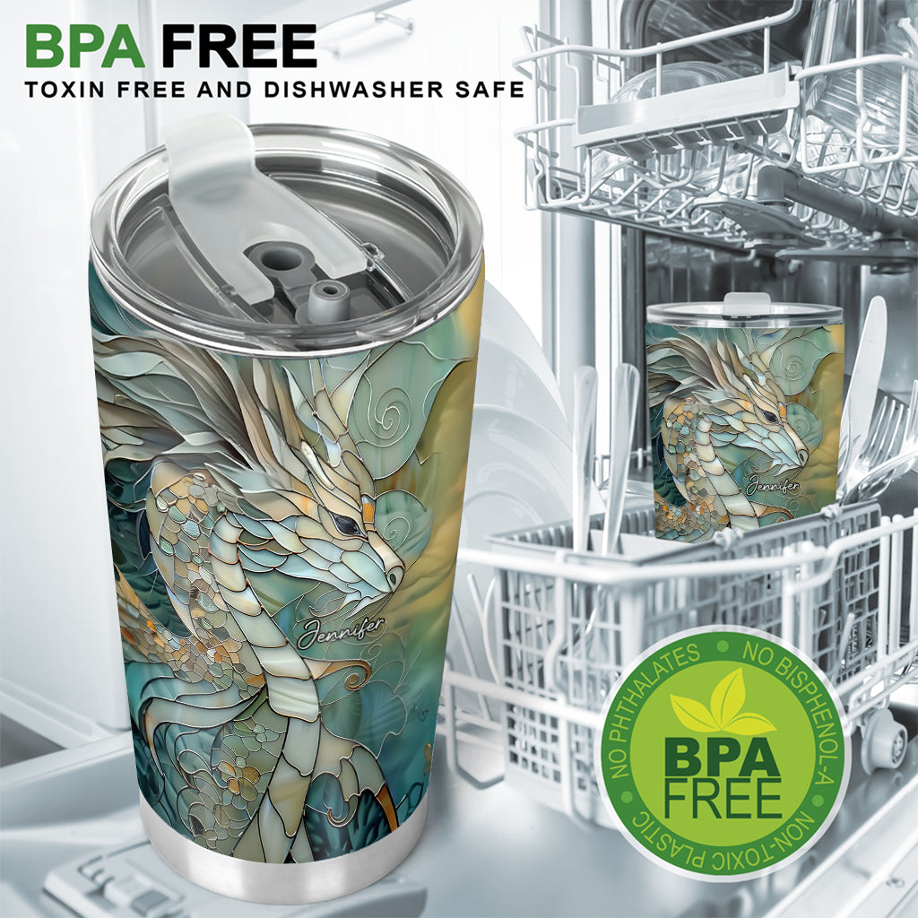 Love Dragons - Personalized Dragon Tumbler