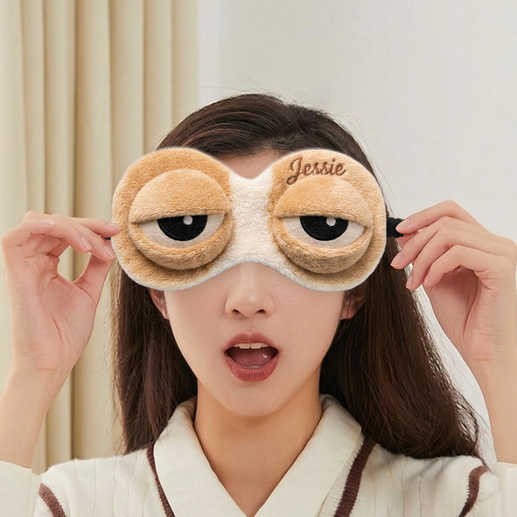 Masque de Sommeil Amusant - Masque de Sommeil Personnalisé pour Chien