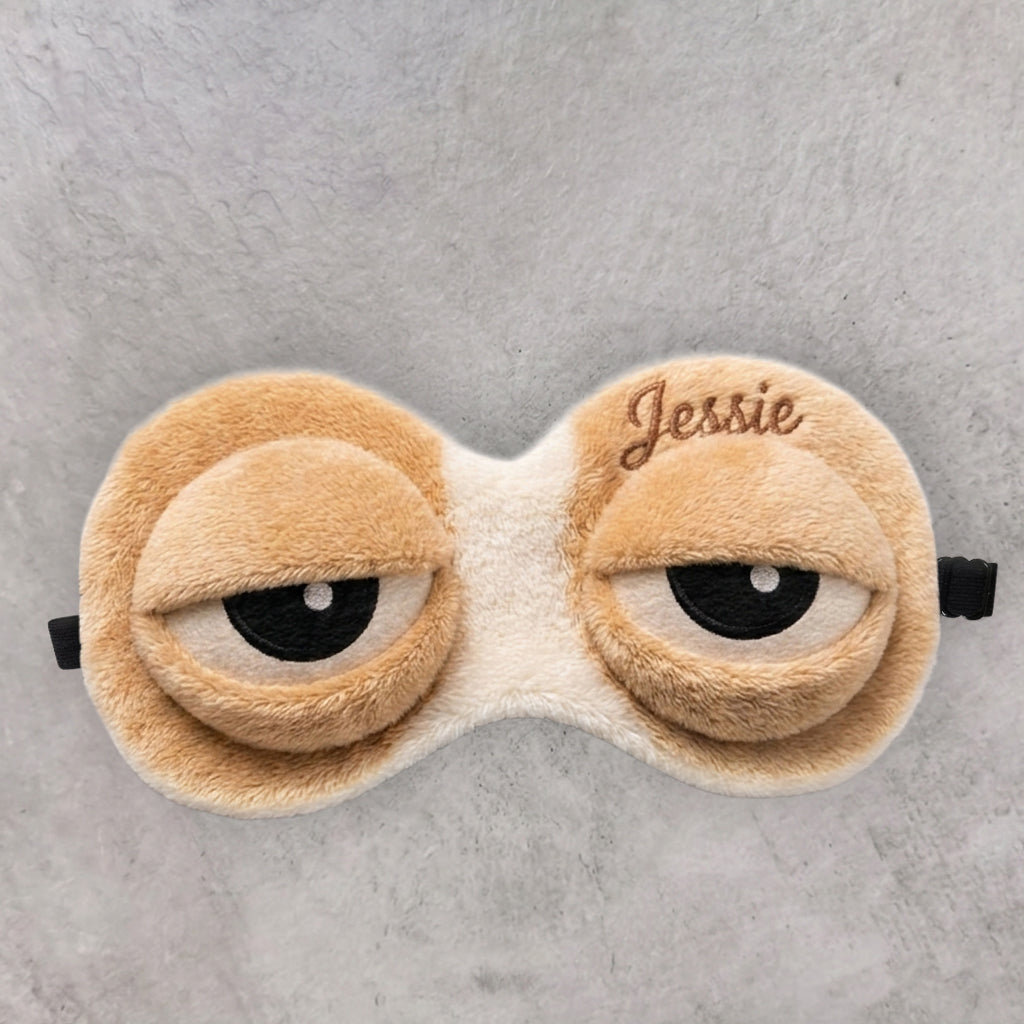 Masque de Sommeil Amusant - Masque de Sommeil Personnalisé pour Chien