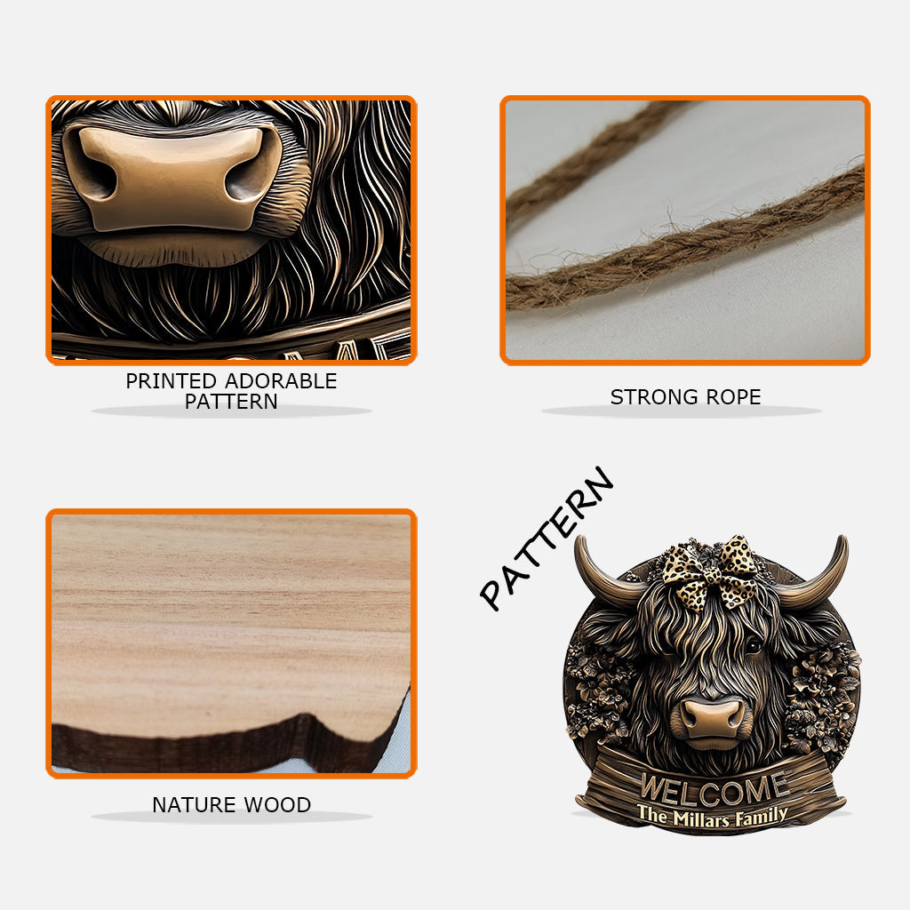 Welcome Home - Personalized Custom Shaped Wood Sign