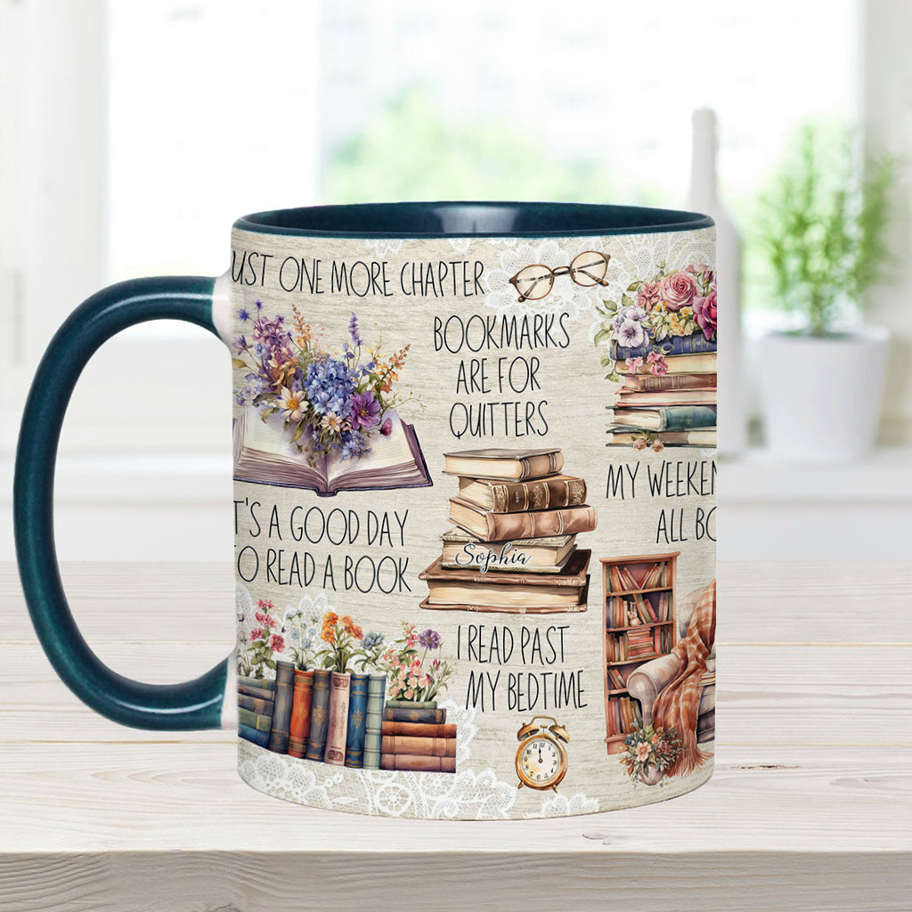 Juste un chapitre de plus - Mug personnalisé à motif de livre