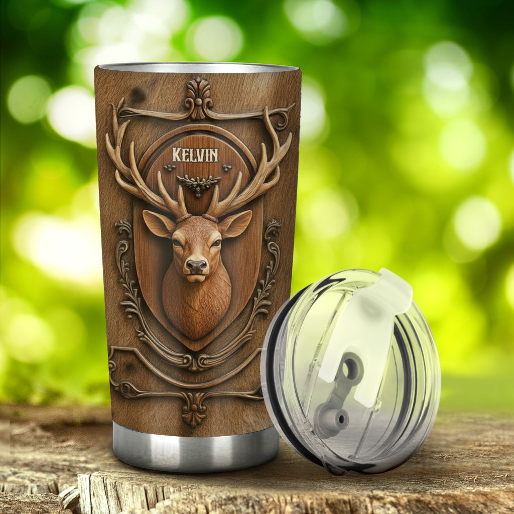 Chasse au cerf - Gobelet isotherme de chasse personnalisé