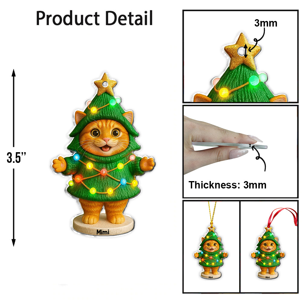 Noël pour animaux de compagnie - Ornement personnalisé pour chien