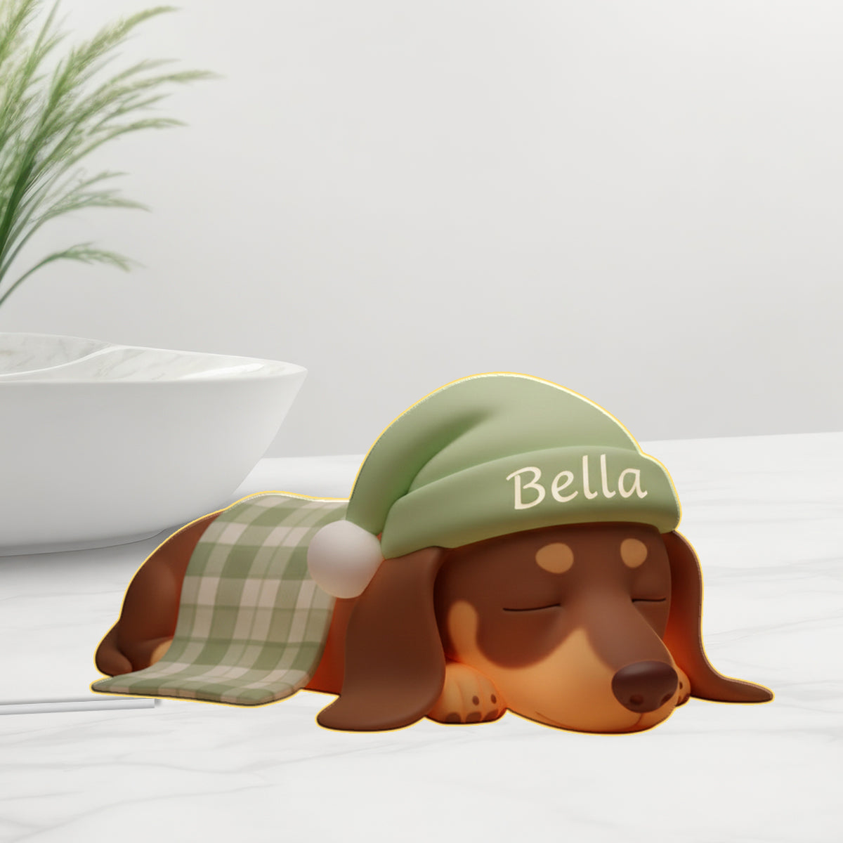 Veilleuse LED personnalisée pour chien en acrylique, à partir de vos photos - Personnalisation possible à partir de vos photos