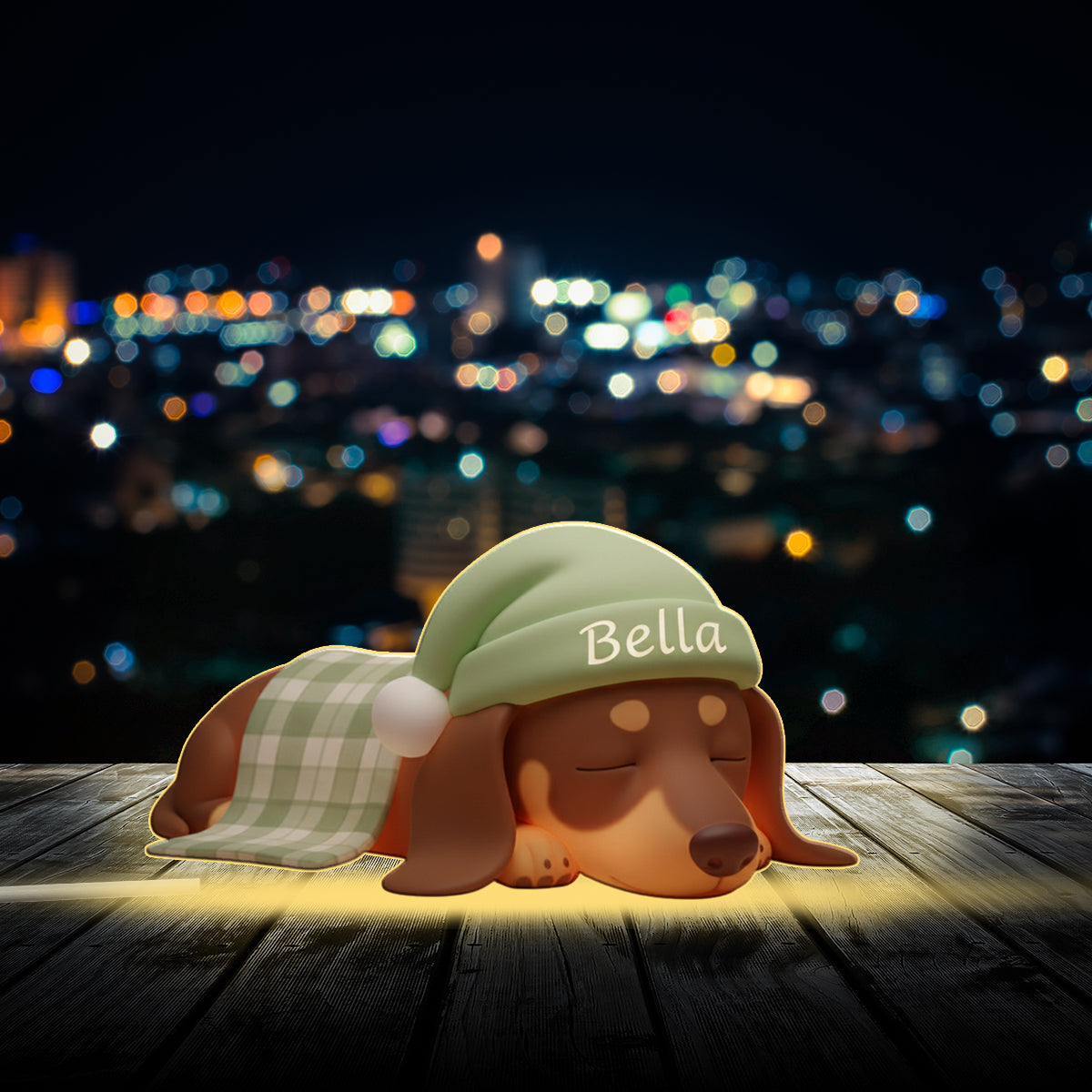 Veilleuse LED personnalisée pour chien en acrylique, à partir de vos photos - Personnalisation possible à partir de vos photos