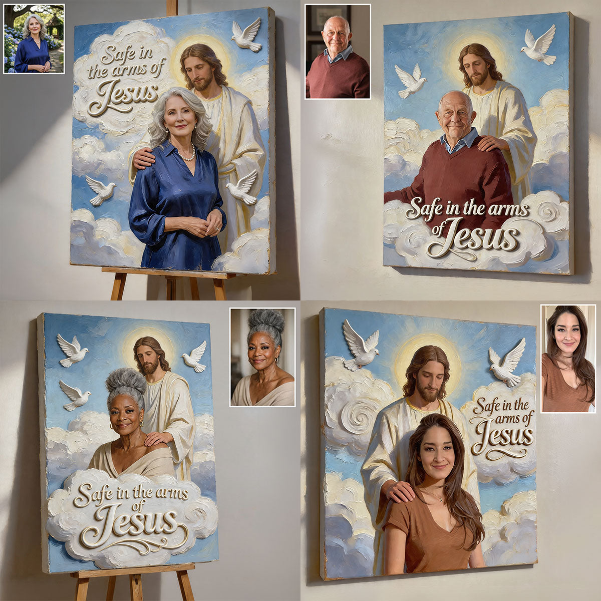 Photo Personnalisée - Toile et Affiche Mémoriale Personnalisée