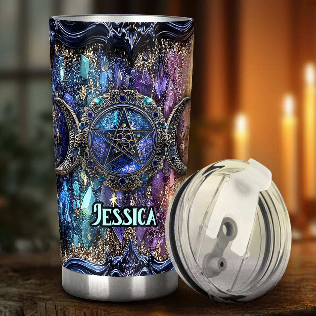 Tripple Moon - Personalized Witch Tumbler