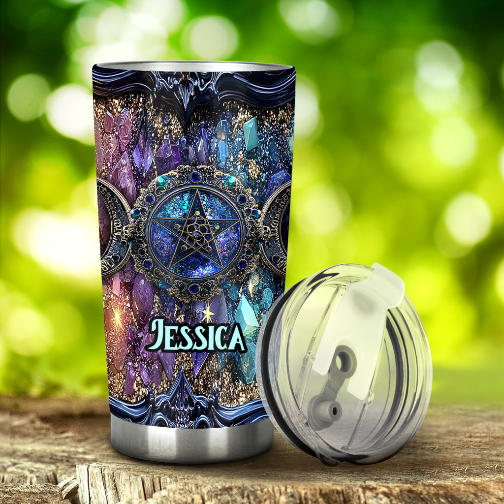Tripple Moon - Personalized Witch Tumbler