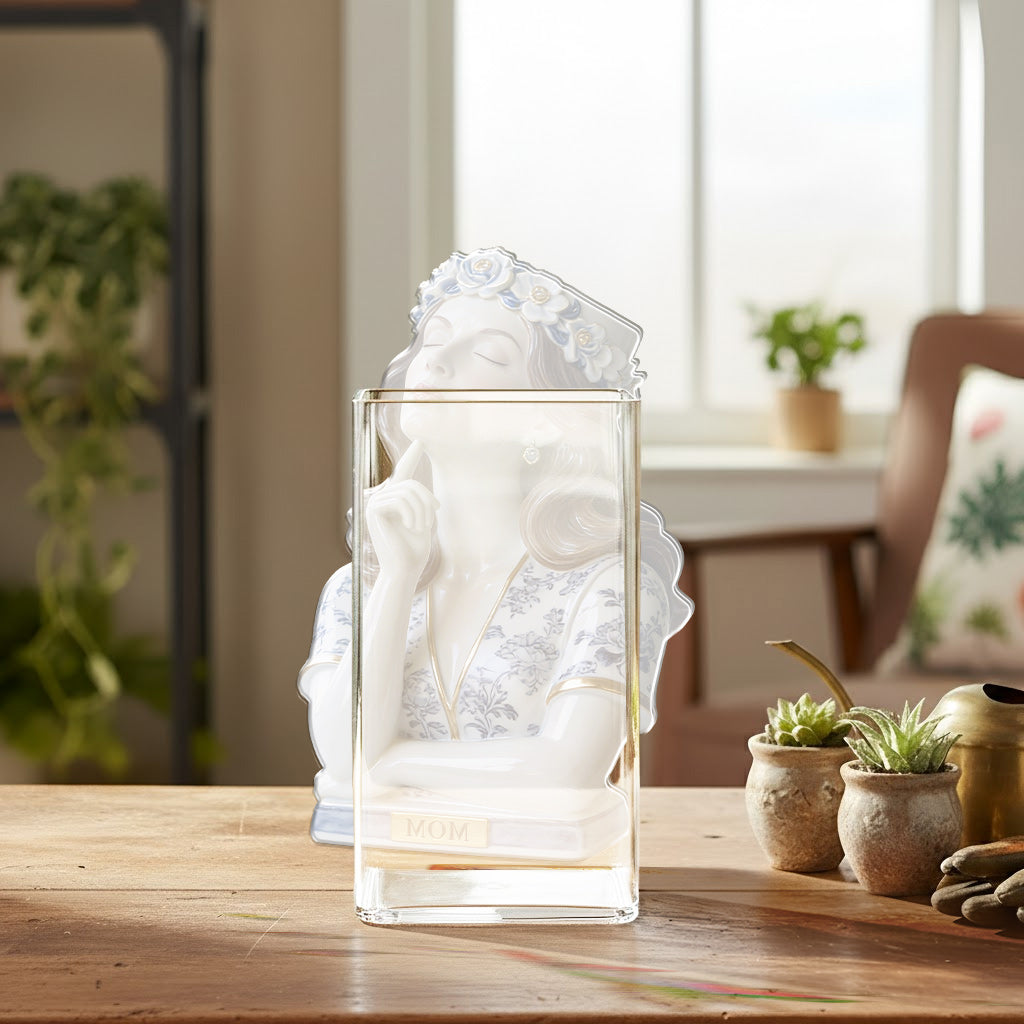 Custom Any Photo Best Gift For Mom/Grandma - Personalized Mother Acrylic Pot