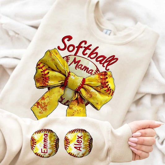 Softball Mama - Personalized Softball All Over Shirt