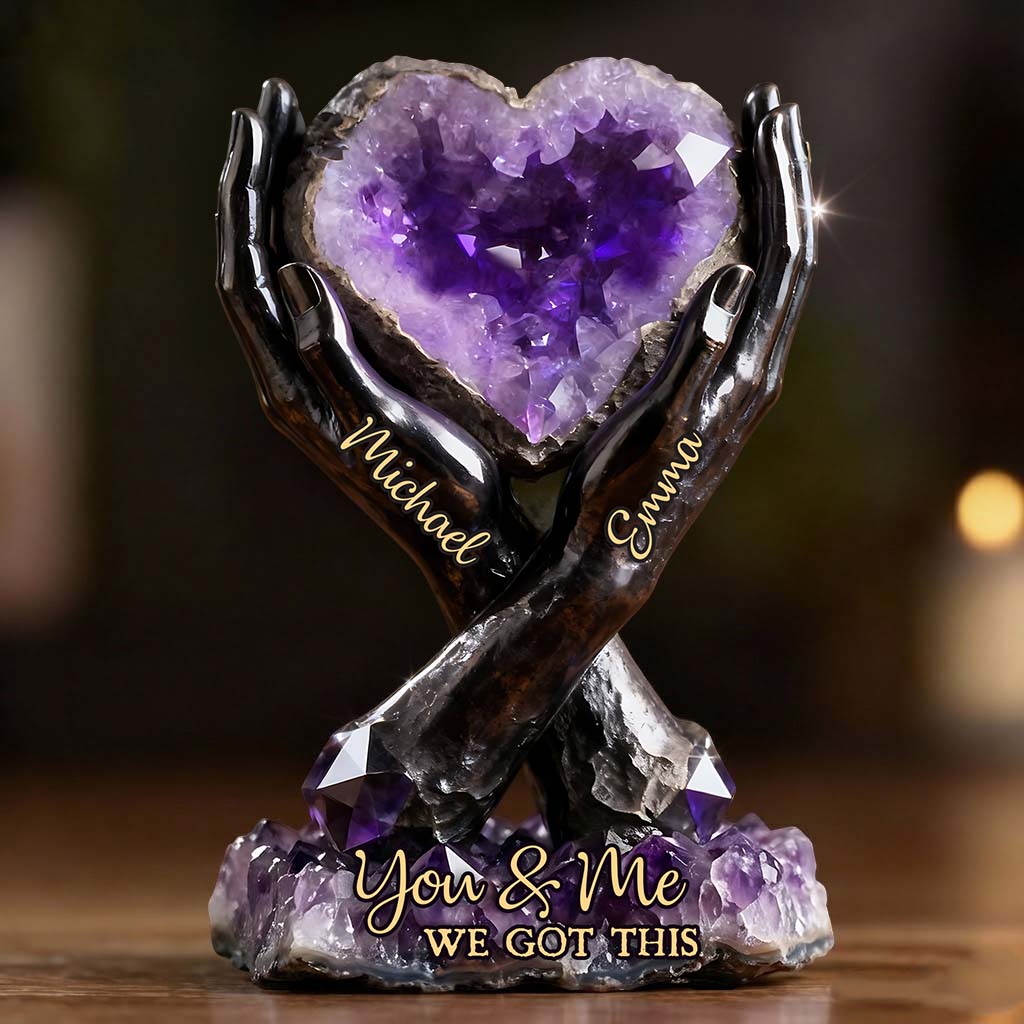 Toi et moi, on gère - Plaque acrylique personnalisée pour couple