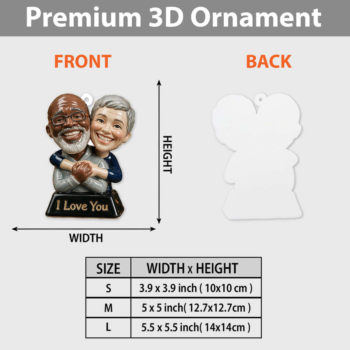 Cadeau Amusant Style Caricature Mascotte - Ornement Céramique Personnalisé