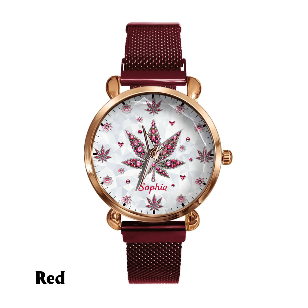 Stunning Leaf - Personalized Weed Women Hand Watch