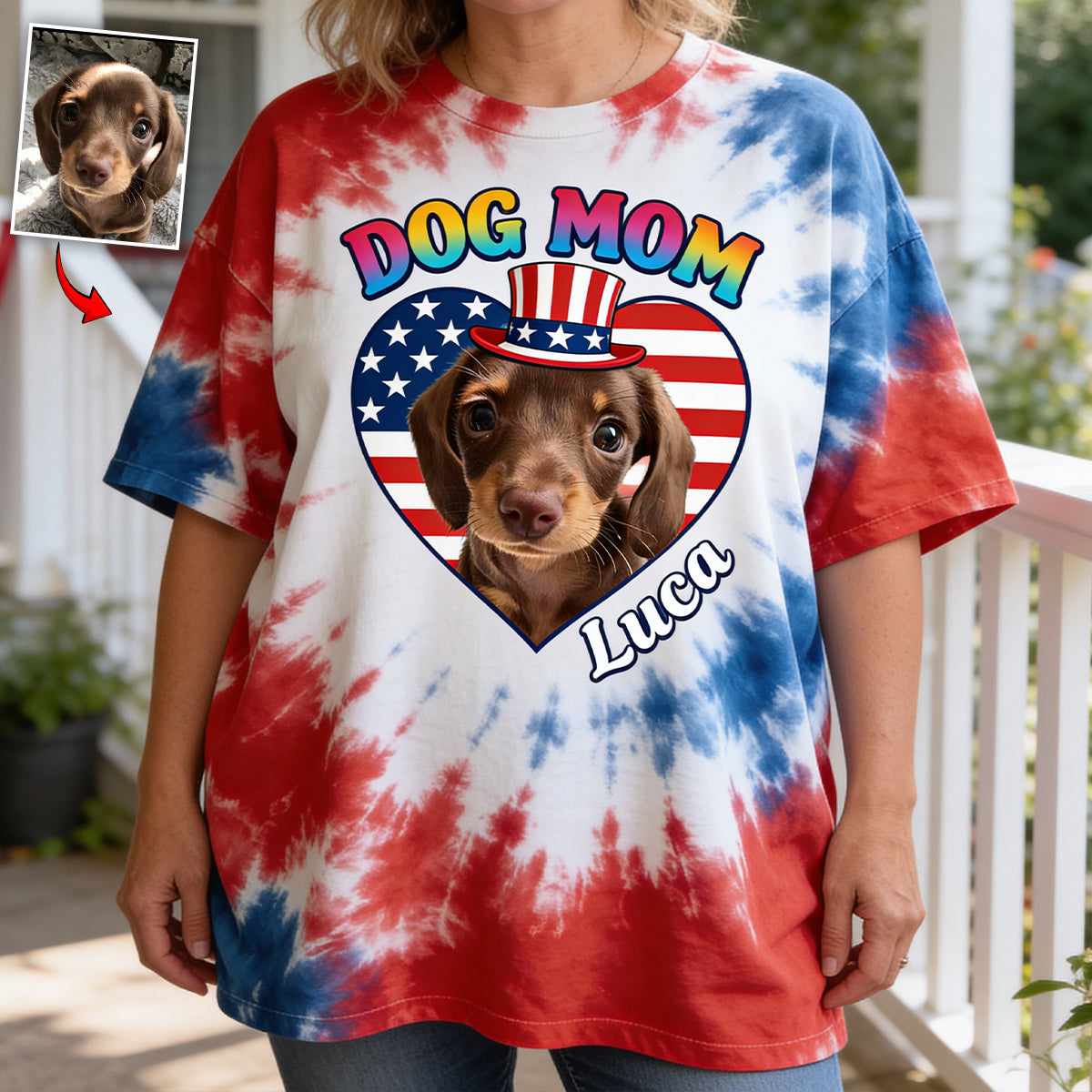 Rouge, Blanc & Woof - Chemise Personnalisée pour Animaux