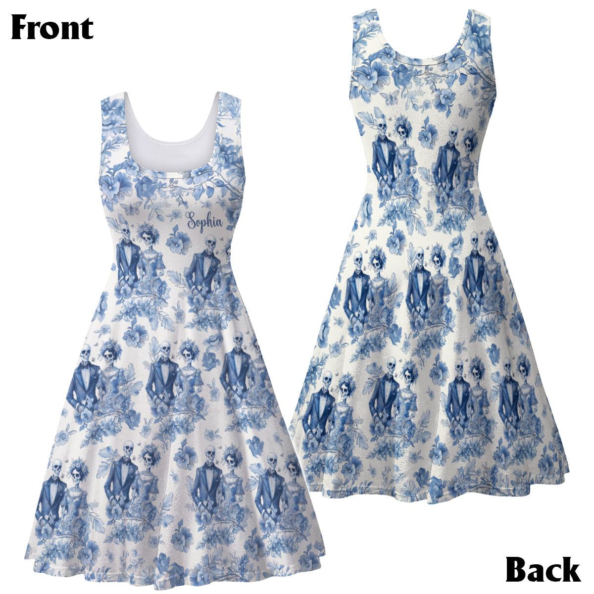 Until Death Do Us Part - Personalized Couple Hawaiian Shirt & Sleeveless Dress