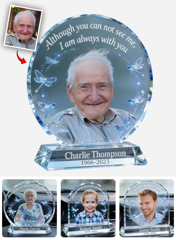 I Am Always With You - Personalized Memorial Car Dashboard Plaque