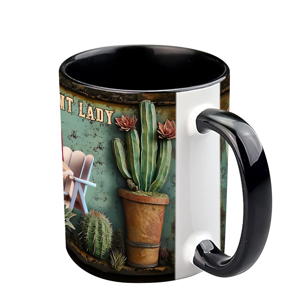 Mug personnalisé « Folle de plantes » - Mug à thème jardinage