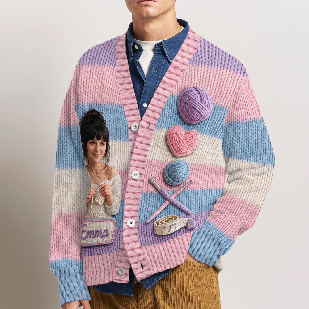 Amour du Crochet - Cardigan Personnalisé en Tricot