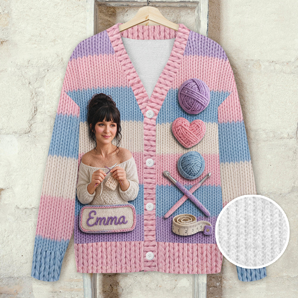 Amour du Crochet - Cardigan Personnalisé en Tricot