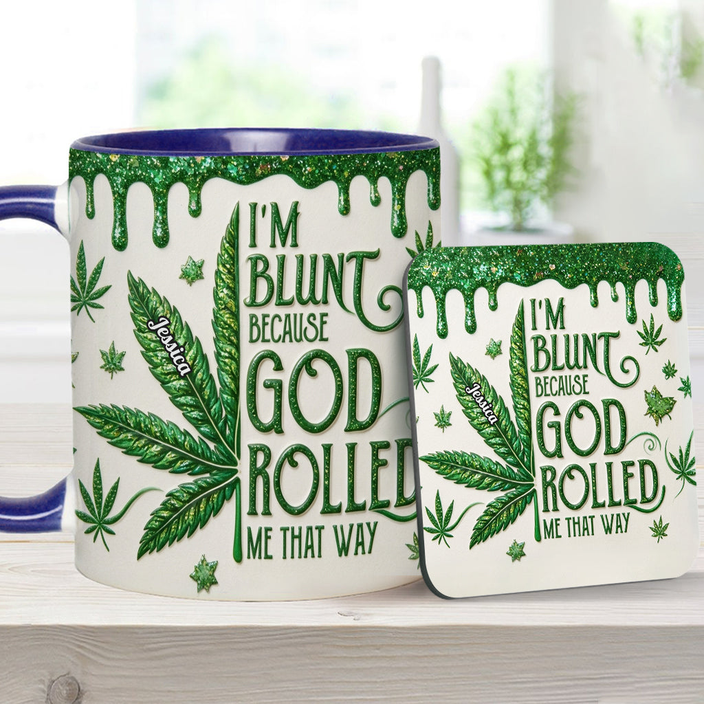 Je suis franc parce que Dieu m'a fait ainsi - Tasse et sous-verre personnalisés