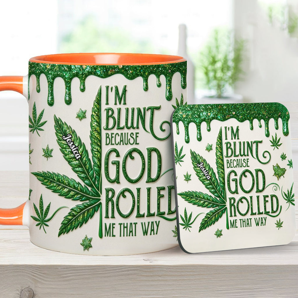 Je suis franc parce que Dieu m'a fait ainsi - Tasse et sous-verre personnalisés