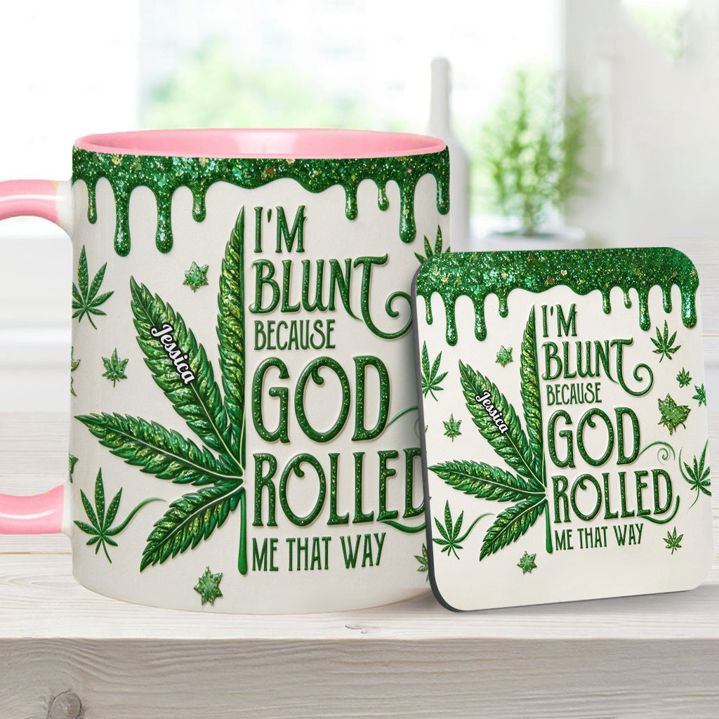 Je suis franc parce que Dieu m'a fait ainsi - Tasse et sous-verre personnalisés