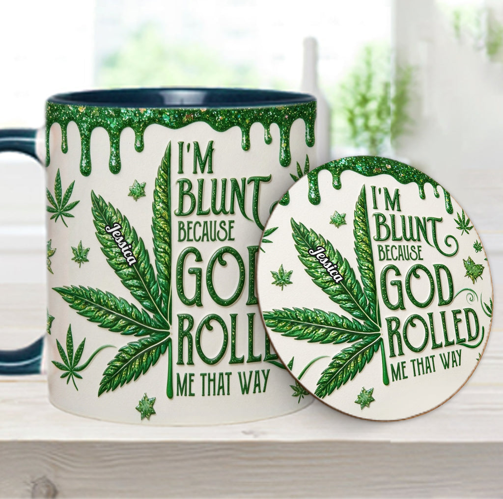 Je suis franc parce que Dieu m'a fait ainsi - Tasse et sous-verre personnalisés